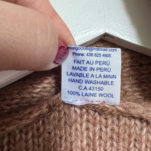 Camel Wool Cardigan - Picture 3 of 3